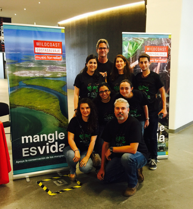 The WILDCOAST team at the Arena Mexico for the June 23rd LP concert.