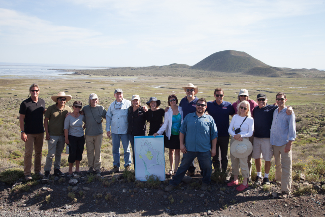 Our group in San Quintin. Thanks to Terra Peninsular, much of this amazing and world class wetland has been preserved. Photo courtesy of Alan Harper/Terra Peninsular.